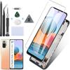 RongZy LCD Display per Xiaomi Redmi Note 10 PRO Max Schermo LCD per Redmi Note 10 PRO Max M2101K6I Touch Screen Assemblea Sostituzione di Vetro Digitalizzatore con Strumenti(6.67, Nero con Cornice)