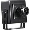 REVODATA 5MP POE Telecamera IP, 1,44mm obiettivo grandangolo da 175°, visione remota P2P telecamera di sicurezza interna compatta con obiettivo fisheye, rilevamento del movimento (I706-4-P-HSV6)