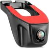 Retoo Dash cam 1080P con sensore G e campo visivo di 170°, USB, 1920x1080 30 FPS, videocamera per auto Full HD con supporto scheda SD, rilevamento del movimento, anteriore o posteriore, compatibile
