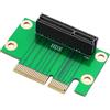 SinLoon Scheda riser PCI-Express 4X adattatore a 90 gradi PCIE X4 Extender Scheda di estensione per 1U, piccoli computer e server case (HDX)
