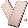 MRSTER Cover per Huawei P Smart Plus 2019, Stile di Business Custodia Pelle Portafoglio Caso con Chiusura Magnetic Protezione Custodia per Huawei P Smart+ 2019 / Honor 20 Lite. DT Pink