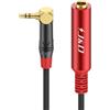 J&D Cavo Adattatore Audio Stereo TRS da 1/4 di pollice a 1/8 di pollice, Adattatore Audio Stereo da 6,35 mm Femmina a 3,5 mm Maschio per Cuffie, Amplificatori, Chitarra, Amplificatore