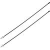The Lord of the Tools 2 set di tubi per antenna RC con cappuccio universale argento supporto antenna per auto RC Quadcopter FPV Drone RC barca aerei 320 mm lungo