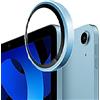 GIOPUEY [Protezione Completa Pellicola Fotocamera Compatibile con iPad Mini 6/Mini 7 2024, [Doppia Protezione] Metallo + Vetro Temperato, Protezione Fotocamera - Blue