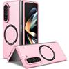 ZHOZEXIN ZHOZEXIN Cover per Samsung Galaxy Z Fold 5 Custodia a libro magnetica con protezione antiurto per Samsung Galaxy Z Fold 5 (rosa) Custodia per telefono per Samsung Galaxy Z Fold