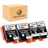NEXTPAGE Cartucce d'inchiostro T2661 T2670 266 267 per stampante Ep WorkForce WF-100W WF-110W Set di inchiostri a colori (confezione da 4)