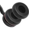 Tweozhui 1 paio cuscinetti cuffie per Jabra, Cuscinetti Auricolari di Ricambio in Memory Foam e Pelle Sintetica per Jabra Evolve 75 e 75+ / 75 UC / 75MS, Facile Installazione, Confortevoli e Durevoli
