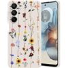 Guxira Cover Protettiva per Samsung Galaxy A55 5G, Carino Floreale Design Custodia Antiurto Silicone Cover Antipolvere Protettiva Case per Galaxy A55 - Vite Fiorita