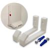 ALYXOR Supporto da parete per Fritz!Box Ripetitore 3000, 6000, 3000 AX, 6000 AX - Con viti e cuscinetti adesivi 3M - Montaggio su testa - Tenuta sicura per una copertura Wi-Fi ottimale