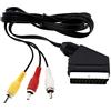 Be In Your Mind Cavo audio video AV SCART da 1,8 m, compatibile con NES