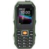 Sxhlseller Telefono Cellulare Senior Sbloccato, Mini Telefono Robusto, Regali per Bambini Anziani, Torcia a LED, Batteria da 5800 MAh, Display da 1,8 Pollici, Radio, Pulsanti Grandi, Volume (OD Verde)
