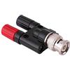 Walfront Adattatore Professionale HT311 BNC a 4 mm Banana Adattatore per Oscilloscopio
