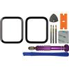 swark Set di riparazione per display in vetro anteriore, compatibile con iWatch Series 4, 40 mm, serie 5, 40 mm, SE 40 mm, serie 6, 40 mm, 40 mm, con set di attrezzi