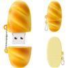 BORLTER CLAMP Chiavetta USB 64 GB, Carina unità Flash a Forma di Pane, Nuova Unità USB per Pollice Pen Drive Regalo per Archiviazione Dati Esterna