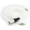 Ablet - Cavo HiFi 4 pin XLR bilanciato maschio a doppio, 3,5 mm, compatibile con cuffie Beyerdynamic T1 2nd, T5p di seconda generazione, placcato argento