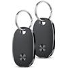 aowoka Air Tracker Tag 2 Pezzi, Smart Tracker Funziona con Apple Dov'è App (solo iOS), Batteria Sostituibile Bluetooth Trova Oggetti, 2 anni Utilizzabile Localizzatore Chiavi per Chiavi/Bagagli/Valigie