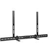 Medla Supporto per soundbar, fissaggio soundbar su TV, adatto per supporti TV con VESA 100 x 100 - 400 x 700 mm, supporto da parete soundbar per LG Sony, carico massimo 6 kg