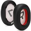 PESLNG Cuscini di ricambio in ecopelle professionale per Plantronics BackBeat Pro 2, Utilizza schiuma memory di alta qualità per maggiore comfort e durata. (Pelle Proteica-Nero)