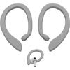 CXNXFD 2 pezzi in silicone anti-perdita per cuffie Bluetooth, auricolari per cuffie, supporto anti-perdita (grigio)