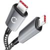 CELLONIC 100W Cavo da USB C a USB C, Cavo di Ricarica Rapida PD 3.1 Compatibile con iPhone 15,MacBook PRO/Air M2,iPad PRO 12.9/iPad Air/Mini 6,Samsung S24 S23 S22 S21/A13 A23 A33,Huawei,Xiaomi ECC 1M