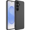 KIRVOS Cover Slim per Samsung Galaxy S25 5G,Piena Protezione Lente Fotocamera,Leggera Opaca Finitura Custodia Rigida in PP (Nero) con Rivestimento in Microfibra AntiGraffio