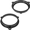 tomzz Audio 2838-002 Anelli per altoparlanti staffe adattatore compatibile con Nissan Micra Juke Dacia Lodgy Sandero Logan varie posizioni di montaggio per 165 millimetri altoparlanti DIN