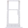 Generico Ricambio compatibile con Samsung Galaxy Tab A8 10.5 2021 SM-X200 / X205 Try tray Vassoio alloggio porta scheda Card Sim 1 + SLOT SIM 2 o slitta per lettore Memoria Micro Sd Bianco