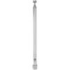 Tonysa Antenna telescopica SMA, antenna radio in lega d'argento, antenna di ricambio in alluminio, antenna ad asta con connettore SMA per comunicazione radio Lime SDR