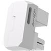 EZDIY-FAB Serie Shield Adattatore di Alimentazione GPU PCIe 8Pin,Connettore Angolato a U di 180 Gradi,Design in Alluminio per Schede Grafiche-Tipo Standard,Bianco-1Pack