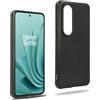 REY Cover in Gel TPU Nera per ONEPLUS Nord CE 4 5G, Ultra Sottile 0,33 mm, Morbido Flessibile, Custodia Silicone