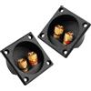 PNGKNYOCN Terminale per altoparlante, 57 x 57 mm, 2 vie, per auto/casa, audio fai da te (2 pezzi)