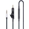 HansnBy Cavo audio di ricambio compatibile con cuffie Bose QC15 QuietComfort 15, cavo audio compatibile con iPhone, iPod, iPad, dispositivi Apple, con microfono in linea e controllo remoto del volume