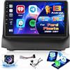Inefala 2+64G Radio per Ford Fiesta 2009-2017 Android 15 con Wireless CarPlay Android Auto, 9 Pollici Schermo per Auto Soporta Bluetooth WIFI 26UI GPS FM EQ SWC AHD Telecamera Posteriore