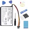 Fuworance Batteria agli ioni di litio da 3,7 V, 1100 mAh, compatibile con Tomtom GPS4FL50, 4FL60, Go 5000, Go 5100, Go 5200, Go 6000, Go 6100, Go 6200, Pro 5250, Pro Truck 5250, AHA11111008 +