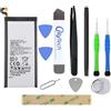 OnlyTech - Batteria di ricambio premium per Samsung Galaxy S6 (SM-G920F) - 2550mAh - Qualità identica a EB-BG920ABE con kit di riparazione 10 strumenti