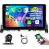 podofo 【4+128G】Podofo 9 Autoradio 2 Din per Mercedes C Classe W204 S204 2007-2010 senza fili Carplay&Android Auto,Radio Stereo con Navi-GPS WIFI Bluetooth FM/RDS Mirror link Telecamera Posteriore AHD