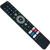 VINABTY L32H7G Telecomando Voice Sostituito -VINABTY-fit per BLAUPUNKT ChiQ QLED TV telecomando L32H7G L32H8CG L40H7G U43H7C U55QM8E U85QF8TG U50QM8E U43QM8G U75F8TG L32G7V L40QH7G