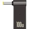 Panlouting USB-C a Connettore 5.5mm x 1.7mm Adattatore Convertitore Alimentazione | Caricabatterie Rapido PD 100W | Per Laptop con Interfaccia 5.5 * 1.7mm