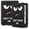 GIOPUEY Cover Compatibile con Tolino Shine Color/Shine 5 2024, Flip Pelle Custodia, PU Pelle + Morbida TPU Custodia, Auto Sleep/Wake, Protezione a 360° Case - Don't Touch Me