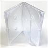 Amaray Custodia per DVD, 2 pezzi, spazio per 6 dischi, colore trasparente
