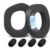 SOULWIT Cuscinetti Auricolari Gel Rinfrescante Ricambio per Turtle Beach Stealth 700 Gen 3 Cuffie da Gioco Wireless, Padiglioni con Tessuto Ice Silk, Schiuma Isolante dal Rumore - Nero