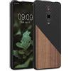 kwmobile Cover Antiurto Compatibile con Xiaomi Mi 9T (Pro) / Redmi K20 (Pro) - Custodia Legno Pelle PU e TPU Bumper - Legno bicolore