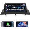 KUFUESGGERTA Autoradio Android 14 da 10,25 pollici per BMW X3/X4 F25/F26 (sistema NBT 2014-2016) | 8 core, 4+64 GB | CarPlay wireless, Android Auto, MirrorLink | Touchscreen HD, OEM mantenuto, Comandi al volante