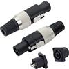 PNGKNYOCN NL4-4 poli connettori per cavo Speakon bloccabili a 4 poli per adattatore audio, amplificatore, mixer