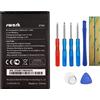 Swark Batteria WIKO 3702 compatibile con WIKO View 3 Pro Lenny 1 Lenny 2 Lenny 3 Jerry con strumenti