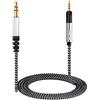 Tiandirenhe cavo di ricambio per Sennheiser HD598 HD558 HD518 HD 598 cuffie da 3.5 mm a 2.5 mm stereo Bass 1.8 m di cavi audio (HD598)