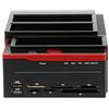 Bruce & Shark 3 IDE SATA 2.5 3.5 HDD Hard Drive Disk Clone Docking Station Card Reader EU