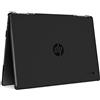 mCover - Cover rigida compatibile con computer portatili HP Chromebook X360 14A-CAxxxx serie 14 (non compatibile con altri laptop HP Chromebook e Windows) (14 pollici, nero)