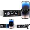 CAMECHO Autoradio 1 Din Bluetooth 5.0 con Supporto per Cellulare, Lettore MP3 1 Din con Vivavoce Bluetooth U Disk/FM/TF/AUX/USB, Radio con 7 Retroilluminazione