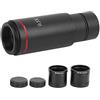 aqxreight Adattatore Fotocamera Microscopio 0.5X C-Mount per - Compatibile con CCD, CS-Mount - Ampio Campo Visivo - Materiali Durevoli - Ideale per Laboratori e Didattica